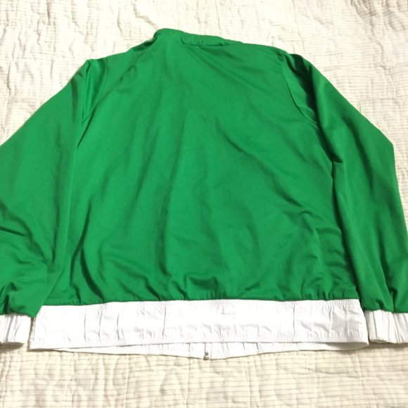 Nike FIT DRY Reversible Windbreaker Jacket White & Green Teen's XL 16-18 RN56323 - Picture 5 of 13